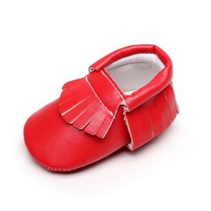 ❣️5 for $25 Red soft sole baby moccasins